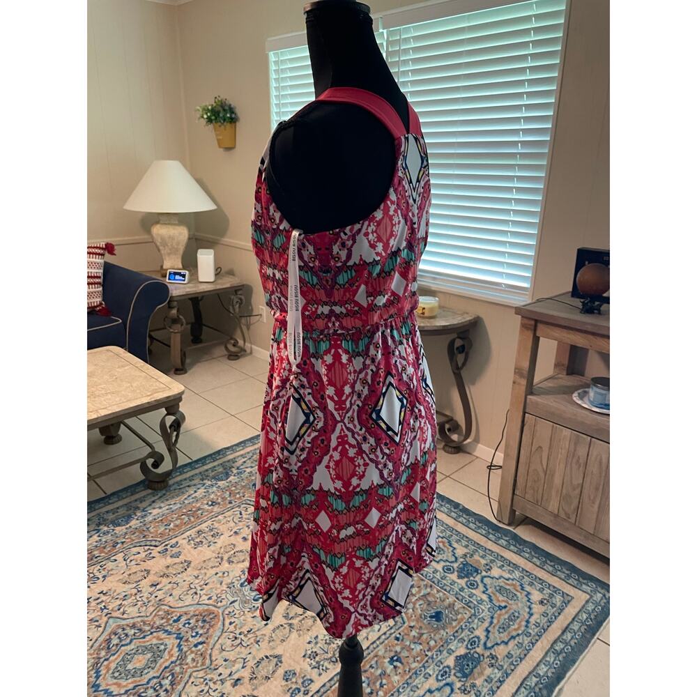 Women’s Bisou Graphic Modern Dress Size Small/Medium - Picture 5 of 5